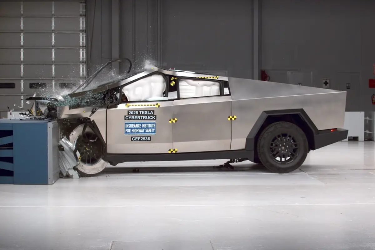 Cybertruck i krocktest